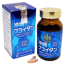 Fucoidan Okinawa 180 viên - Phòng và hỗ trợ điều trị ung thư