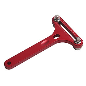 T-Shape Adjustable Watch Back Case Opener Wrench Remover Red Round Teeth