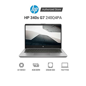 Laptop HP 340s G7 240Q4PA i3-1005G1 | 4GD4 RAM | 256GB SSD | 14" | WIN 10 | Hàng phân phối chính hãng