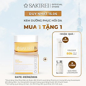 Kem dưỡng ẩm, làm sáng mịn và phục hồi da Sakirei NMN Revitalize Cream 50g