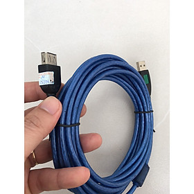 Mua Dây cáp nối dài USB Kingmaster dài 5m màu xanh chống nhiễu - Hàng chính hãng