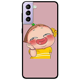 Ốp lưng dành cho Samsung Galaxy S21 mẫu Quỳnh Áo Vàng