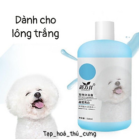 Hình ảnh Sữa tắm cho chó Dorrikey 510ml poodle, lông trắng, lông tối màu - Sữa tắm chó mèo 