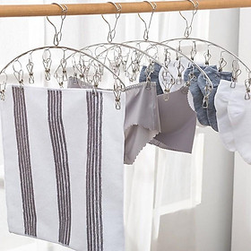 Mua Móc treo quần áo trẻ em  móc Inox treo tất vớ đồ lót 10 kẹp  móc kep inox 304