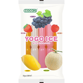 KEM ĐÁ YOGO ICE COCON - COCON YOGO ICE TUBE Gói 10pcs x 45ml