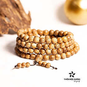 Vòng tay Trầm hương 108 hạt- Thiên Mộc Hương ( Size 6mm )