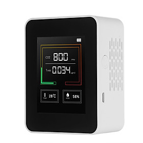 Máy Đo Co2 Máy Theo Dõi Nồng Độ Khí Carbon Dioxide / Tvoc Máy Phân Tích Chất Lượng Không Khí