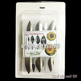Bộ 10 dụng cụ làm rau câu 3D – Set 1 – Bộ làm hoa hướng dương - Tặng kèm kim nhụy – Mã số 1190