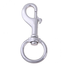 2x 316 Stainless Steel Swivel Eye  Snap Hook Dog Leash Swivel Clip