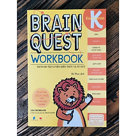 Hình ảnh Sách brain quest workbook kindergarten phát triển tư duy iq cho bé ( 5 - 6 tuổi )