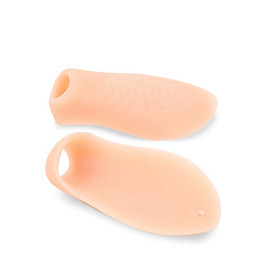 1 Pair Little Toe Straightener Separator Pinky Toe Protectors Bunion Corrector Pad Pain Relief for Men and Women skin