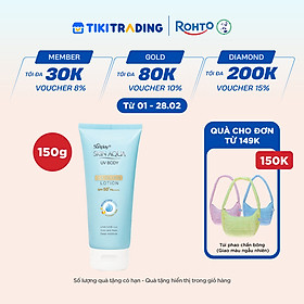 Kem chống nắng body Skin Aqua mát lạnh dùng hàng ngày Sunplay Skin Aqua UV Body Cooling Lotion SPF 50+ PA++++ 150g