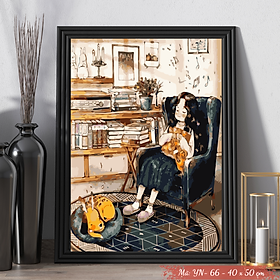 Mua Tranh Sơn Dầu Số Hoá Tự Tô Màu - YN 66