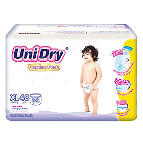 Combo 4 Tã Quần UniDry Premium XL48 (48 Miếng)