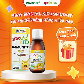 TPBVSK Special Kid Immunité - Hỗ trợ tăng cường sức đề kháng, hỗ trợ giảm nguy cơ mắc các bệnh do nhiễm khuẩn (125ml)[Siro - Nhập khẩu Pháp]