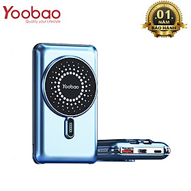 Mua Pin Sạc Dự Phòng Không Dây 15w Từ Tính 10000mah Yoobao LC4 Magnetic Sạc Kèm 2 Dây Sạc Cho Android và 12 13 14 - Hàng Chính Hãng
