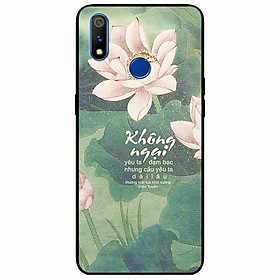 Ốp lưng in cho Realme 3 Pro Mẫu Không Ngại Yêu