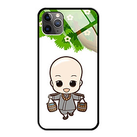Ốp Lưng Kính Cường Lực cho điện thoại Iphone 11 Pro Max - 0379 7799 CHUTIEU05 - An Nhiên - Hàng Chính Hãng