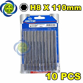 Mua Mũi lục giác 8mm dài 110mm Kingtony 711108H (10 cây/vỉ)