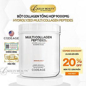 Bột Collagen Tổng Hợp CODEAGE Multi Collagen Peptides 9000mg | Kelly Beauty