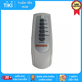 Remote Quạt Senko Điều Khiển (Tất Cả Các Loại như TR1683, DR1608, TR1628, DH1600) Hàng Chính Hãng