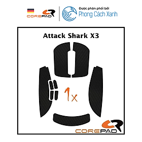 Mua Bộ grip tape Corepad Soft Grips Attack Shark X3 - Hàng Chính Hãng