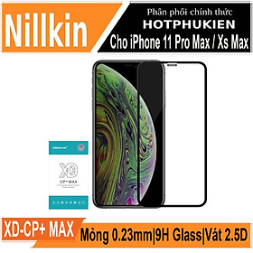 Mua Miếng dán Kính Cường Lực full 3D cho iPhone XS MAX / iPhone 11 Pro Max Nillkin XD CP+Max - Hàng Chính Hãng