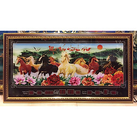 Mua Đồng hồ tranh vạn niên  Bát mã toàn đồ - 116
