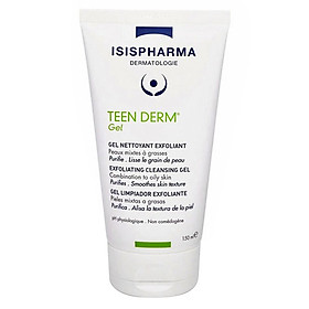 Hình ảnh Gel Rửa Mặt Da Thường Giảm Nhờn Ngừa Mụn ISIS Pharma Teen Derm (150ml)