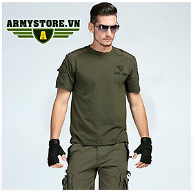 Áo thun lính, áo thun nam, Áo phông nam cộc tay thời trang lính Army ARM-816