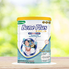 Sữa bột dinh dưỡng BONE PLUS giúp tăng tái tạo cơ sụn khớp giúp cơ sụn khớp dẻo dai và linh hoạt 900g_Nutri Plus NBP