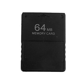 64MB  Cards for  2 PS2 Black