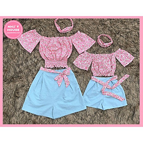 Thời Trang Trẻ EmVáy Bé Gái - Set Đồ Đôi Mẹ Và Bé Cực Dễ Thương Hàng Thiết Kế