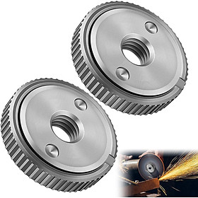 2 Cái Đai Ốc Kẹp Nhanh Phù Hợp Với Tất Cả Các Máy Mài Góc Với 14 Ren, Phụ Kiện Máy Mài Góc Đĩa Cắt Gỗ
