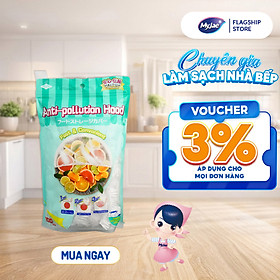 Màng Bọc Thực Phẩm PE Tái Sử Dụng Dạng Bo Chun MyJae, Màng Bọc Bảo Quản Thức Ăn (100 Cái/Gói)