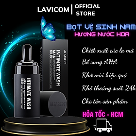  Bọt vệ sinh nam cao cấp hương nước hoa tinh khiết ALFASEPT INTIMATE WASH FOR MEN IN BLACK FOR MEN Chai 100ml