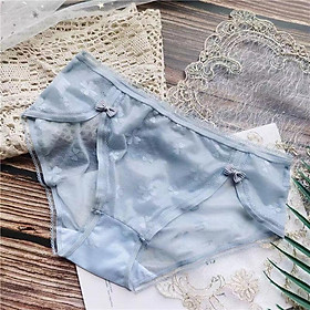 Quần lót nữ phối nơ dễ thương chất liệu ren gấm cao cấp mềm mát thoáng khí - Tada 0422