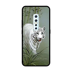 Ốp Lưng in cho Vivo V17 Pro Mẫu Nền Hổ Mẫu 4 - Hàng Chính Hãng