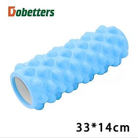 Con Lăn Massage Giãn Cơ Foam Roller Gai Tròn 33x14 cm Giảm Đau Nhức Sau Tập Gym, Yoga YO29