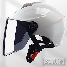 Xiaomi Yema 3C Chứng nhận mũ bảo hiểm xe máy điện đội mũ bảo hiểm nam nữ toàn bộ mùa giải nửa mũ Bảo hiểm Nhân cách Mùa đông Mũ bảo hiểm đầy đủ (54 — 64cm)-Hàng chính hãng