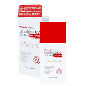 Kem Chống Nắng Angel's Liquid Chống Trôi Whitening Program Glutathione UV Skin Save Long Lasting SPF50+ PA+++ 50ml