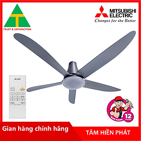 Quạt Trần Mitsubishi C56-RA5 CY-GY (Xám Đậm) - Hàng chính hãng