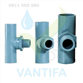 Mua Tê PVC ren ngoài 21/27/34mm - ống 21/27/34/42/49/60mm đủ kích cỡ
