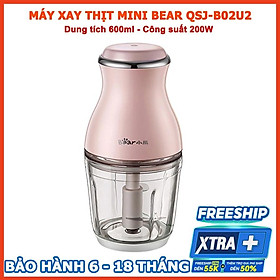 Mua Máy xay thịt mini Bear 0.6L máy xay ăn dặm cho bé  Anh Lam Store - Hàng nhập khẩu