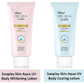 Kem Chống Nắng Dưỡng Thể Mát Lạnh Sunplay Skin Aqua Uv Body Cooling Lotion SPF 50+ Pa++++ (150G)