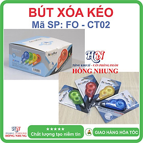 [SALE] Bút Xóa Kéo, Băng xóa kéo FO-CT02, Tiện lợi, An Toàn, Không Độc Hại, Kiểu Dáng Nhỏ Gọn.