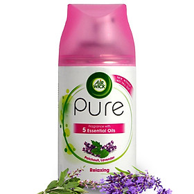 Bình xịt tinh dầu thiên nhiên Air Wick Patchouli Lavender 250ml QT05937 - hoắc hương, oải hương