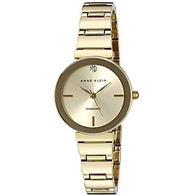 Đồng hồ nữ Anne Klein Women's Diamond-Accented Bracelet Watch - Gold