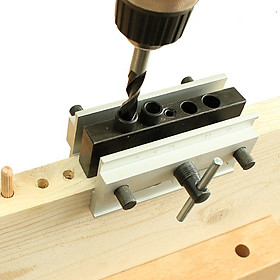 Cữ khoan chốt gỗ thẳng 4 lỗ