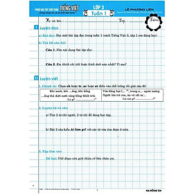 Phiếu Bài Tập Cuối Tuấn Môn Tiếng Việt Lớp 3 - Biên Soạn Theo Chương Trình GDPT Mới - Hồng Ân - Trương Tuấn Hồng